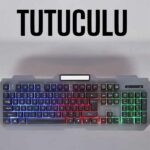Q Klavye RGB Işıklı Klavye Ve Mouse Seti Kablolu Mouse Hediyeliş