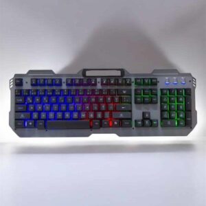 Haydiburaya 14 Oyuncu Klavyesi Q Klavye RGB Işıklı Mouse Hediyeli