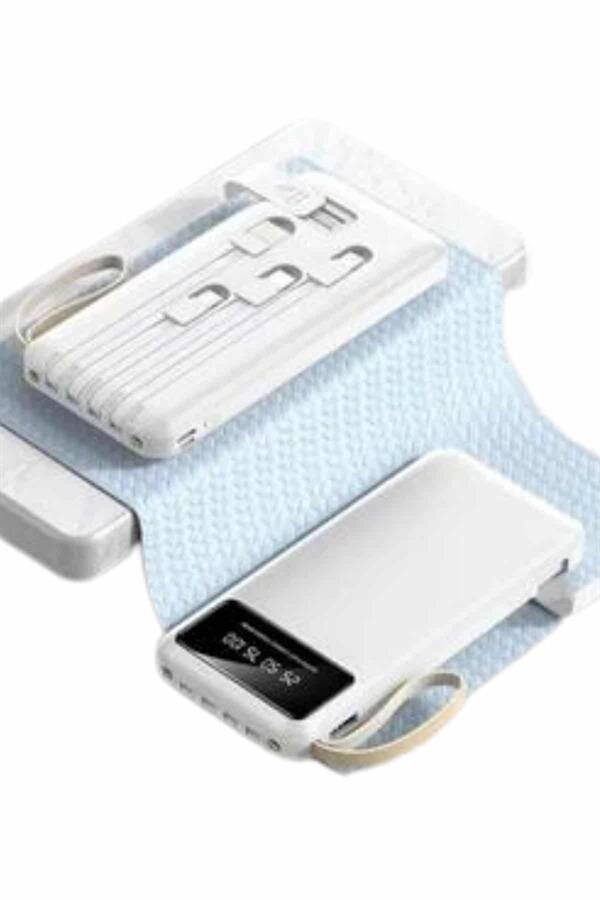 Powerbank Şarj Cihazı 4 Çıkışlı 20.000 MAH Powerbank Taşınabilir Çoklu Giriş 4 Powerbank Şarj Cihazı 4 Çıkışlı 20.000 MAH Powerbank Taşınabilir Çoklu Giriş - Görsel 4