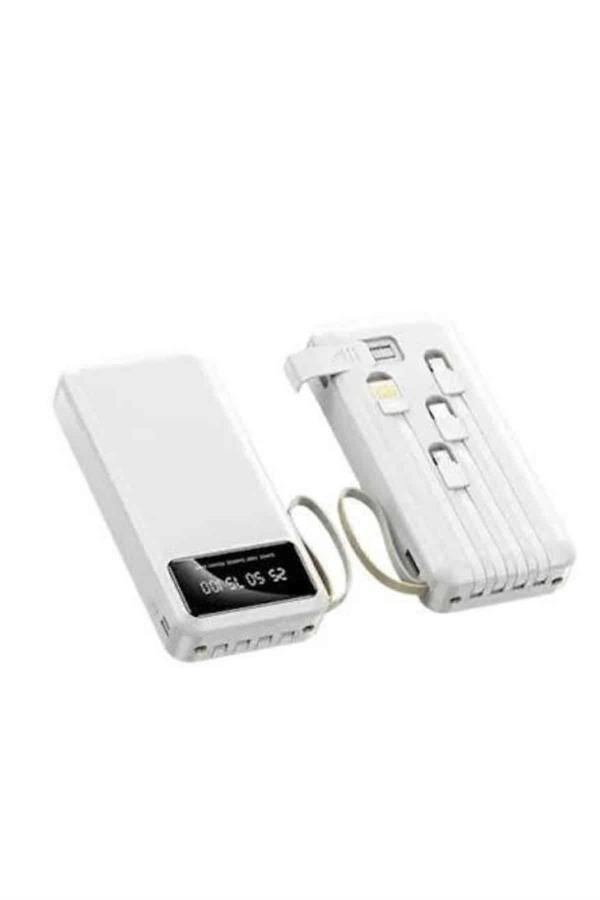 Powerbank Şarj Cihazı 4 Çıkışlı 20.000 MAH Powerbank Kompakt Yüksek Kapasiteli Hızlı Şarj 4 Powerbank Şarj Cihazı 4 Çıkışlı 20.000 MAH Powerbank Kompakt Yüksek Kapasiteli Hızlı Şarj - Görsel 4