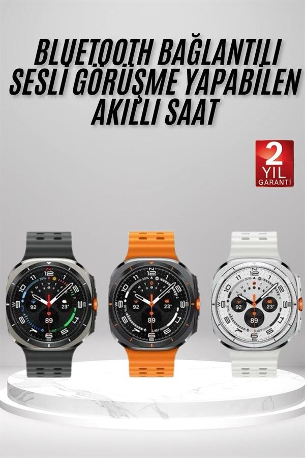 Akıllı Saat Amoled Ekran Bluetooth Bağlantılı Sağlık Takibi GPS Uyumlu 2 Akıllı Saat Amoled Ekran Bluetooth Bağlantılı Sağlık Takibi GPS Uyumlu - Görsel 2