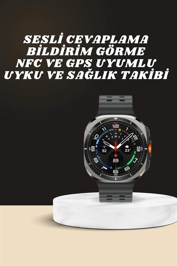 Akıllı Saat Amoled Ekran Bluetooth Bağlantılı Sağlık Takibi GPS Uyumlu 1 Akıllı Saat Amoled Ekran Bluetooth Bağlantılı Sağlık Takibi GPS Uyumlu