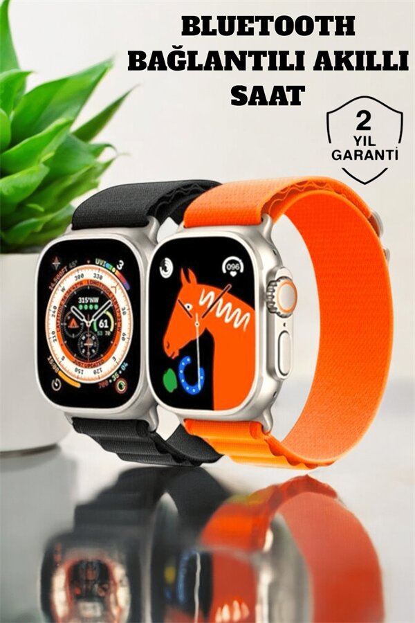 Bluetooth Bağlantılı 49MM Dokunmatik Akıllı Saat Sağlık ve Spor Takip Özellikli 2 Bluetooth Bağlantılı 49MM Dokunmatik Akıllı Saat Sağlık ve Spor Takip Özellikli - Görsel 2
