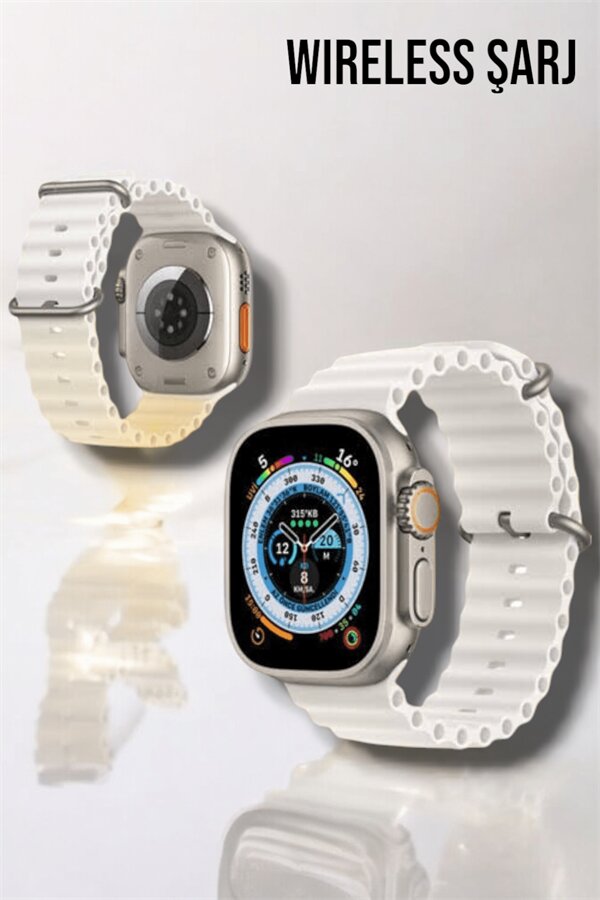 Bluetooth Bağlantılı 49MM Dokunmatik Akıllı Saat Sağlık ve Spor Takip Özellikli 4 Bluetooth Bağlantılı 49MM Dokunmatik Akıllı Saat Sağlık ve Spor Takip Özellikli - Görsel 4