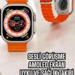 Yeni Nesil Akıllı Saat Nabız Ölçer Sağlık Ölçer ve Kalori Ölçer Uyku Takibi NFC Özelliği