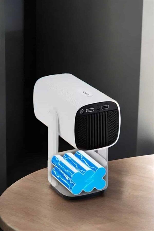 Akıllı Projeksiyon Powerbankli Taşınabilir Sinema Projektörü 4k HD Kaliteli 3 Akıllı Projeksiyon Powerbankli Taşınabilir Sinema Projektörü 4k HD Kaliteli - Görsel 3