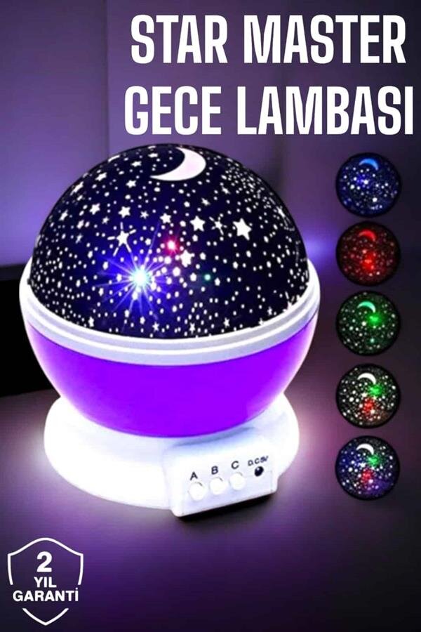Çocuklara Özel Yıldızlı Gece Lambası 2 Çocuklara Özel Yıldızlı Gece Lambası - Görsel 2