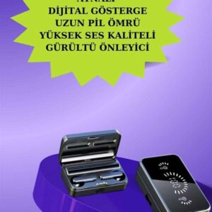 Haydiburaya 114 Powerbank Bluetooth Kulaklık Ve Yeni Model Akıllı Saat Seti ANC Özelliği Dokunamatik