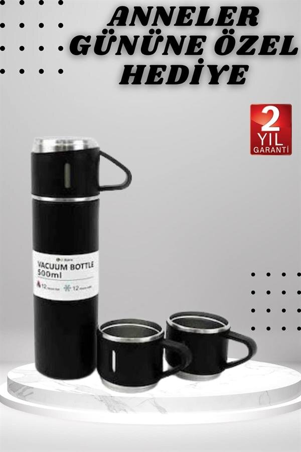 3 Bardaklı Termos Seti Anneler Gününe Özel Hediye Taşınabilir Sızdırmaz Isı Koruyucu 2 3 Bardaklı Termos Seti Anneler Gününe Özel Hediye Taşınabilir Sızdırmaz Isı Koruyucu - Görsel 2