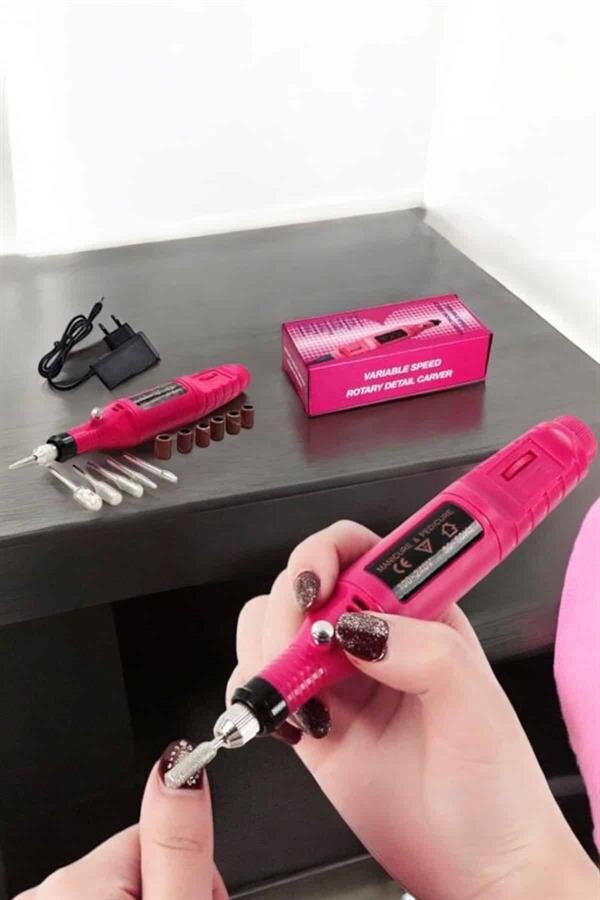 Nasır Temizleyici Manikür Pedikür Seti Elektrikli USB Girişli 1 Nasır Temizleyici Manikür Pedikür Seti Elektrikli USB Girişli