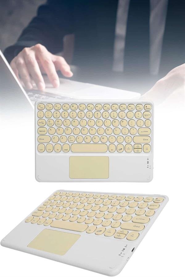 Android ve İOS Uyumlu Bluetooth Klavye Touchpad Slim Kablosuz Wifi Q Klavye 1 Android ve İOS Uyumlu Bluetooth Klavye Touchpad Slim Kablosuz Wifi Q Klavye