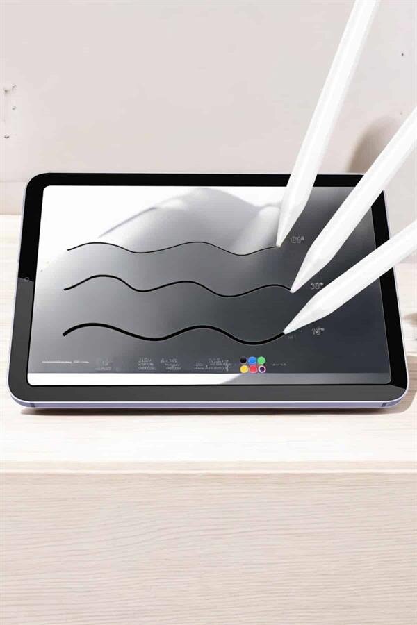 Tablet Kalemi iOS Android Windows Uyumlu Yedek Uçlu Universal Çizim Kalemi 3 Tablet Kalemi iOS Android Windows Uyumlu Yedek Uçlu Universal Çizim Kalemi - Görsel 3