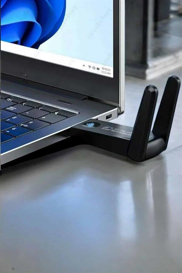 Wifi Alıcı Wifi Adaptörü USB Girişli 3.0 3 Wifi Alıcı Wifi Adaptörü USB Girişli 3.0 - Görsel 3
