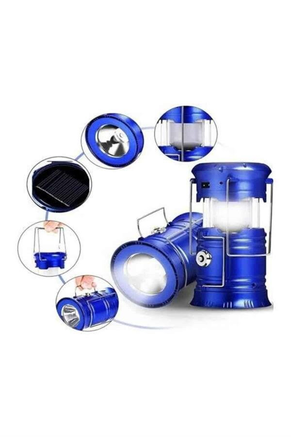 Büyük Boy Güneş Enerjili Kamp Feneri Işıldak Lamba USB Şarjlı 4 Büyük Boy Güneş Enerjili Kamp Feneri Işıldak Lamba USB Şarjlı - Görsel 4