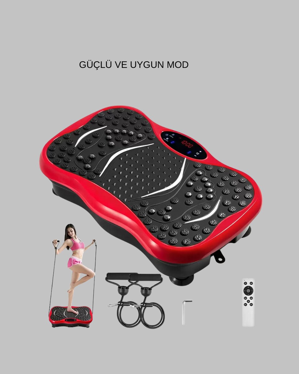 Vücut Sıkılaştırmaya Yardımcı Titreşimli Fitness Platformu 4 Vücut Sıkılaştırmaya Yardımcı Titreşimli Fitness Platformu - Görsel 4