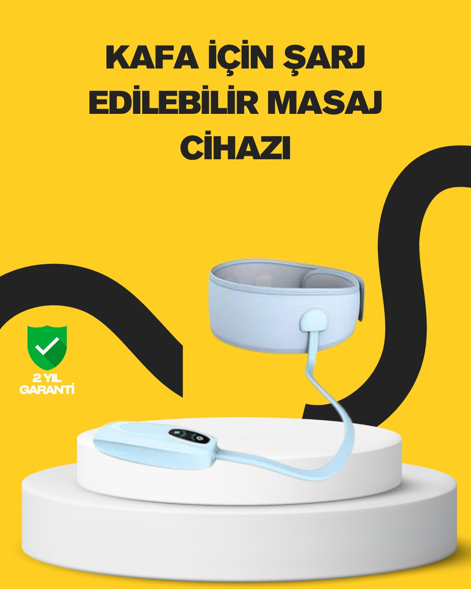 Baş ve Şakak Masaj Aleti Isı Destekli Derin Rahatlama 1 Baş ve Şakak Masaj Aleti Isı Destekli Derin Rahatlama