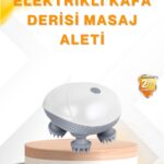 Şarjlı Kafa Masaj Aleti 3 Hız Ayarlı Derin Masaj