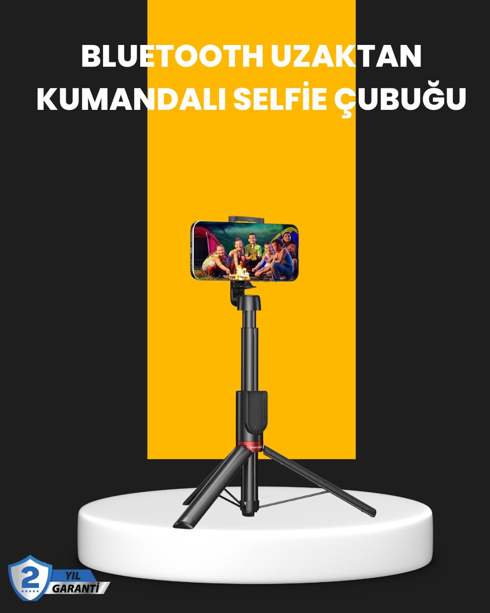 Canlı Yayın ve Fotoğraf İçin Tripodlu Telefon Tutucu 1 Canlı Yayın ve Fotoğraf İçin Tripodlu Telefon Tutucu