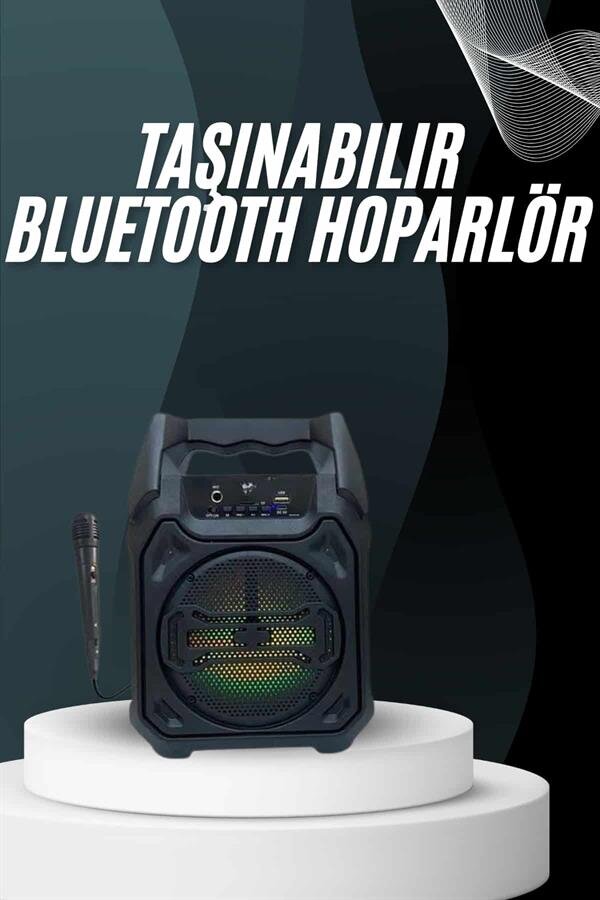 Yeni Nesil Bluetooth Hoparlör USB TF Kart Girişli Çoklu Bağlantı 2 Yeni Nesil Bluetooth Hoparlör USB TF Kart Girişli Çoklu Bağlantı - Görsel 2