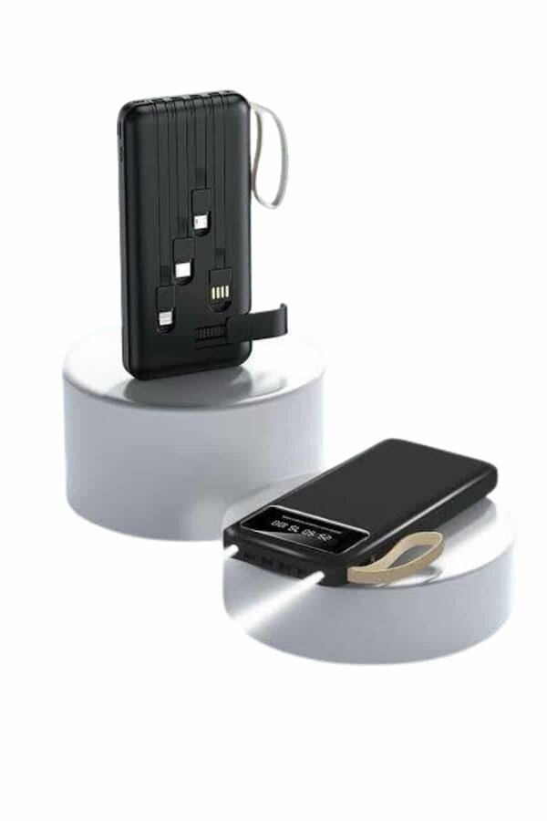 Hızlı Şarj Özellikli 20.000 Mah Dijital Göstergeli USB Girişli Android ve İOS Uyumlu Powerbank 3 Hızlı Şarj Özellikli 20.000 Mah Dijital Göstergeli USB Girişli Android ve İOS Uyumlu Powerbank - Görsel 3