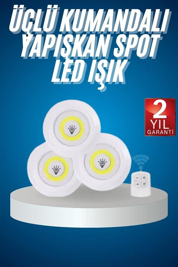 Kablosuz Pilli Işıldak Masa Lambası Mutfak Tezgah Altı Banyo Dolabı Dolap İçi 2 Kablosuz Pilli Işıldak Masa Lambası Mutfak Tezgah Altı Banyo Dolabı Dolap İçi - Görsel 2