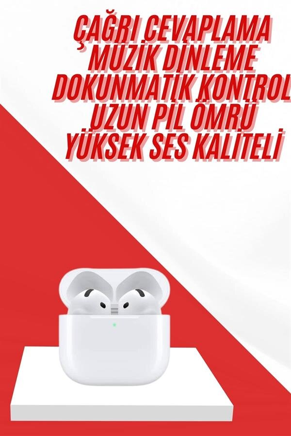 4.Nesil Bluetooth Kulaklık Yüksek Ses Kaliteli Dokunmatik Kontrol Özellikli 1 4.Nesil Bluetooth Kulaklık Yüksek Ses Kaliteli Dokunmatik Kontrol Özellikli