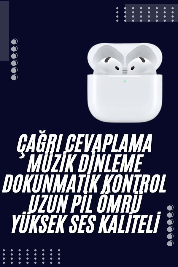 Bluetooth Kulaklık Beyaz Çağrı Cevaplama Dokunmatik Kontrol Kablosuz 1 Bluetooth Kulaklık Beyaz Çağrı Cevaplama Dokunmatik Kontrol Kablosuz