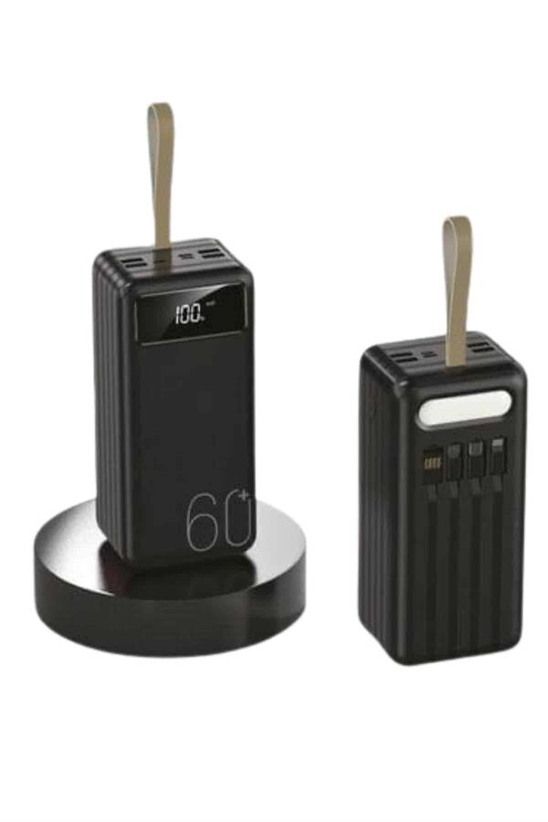 Powerbank 60.000 Mah Taşınabilir Şarj Hızlı El Fenerli Dijital Göstergeli 3 Powerbank 60.000 Mah Taşınabilir Şarj Hızlı El Fenerli Dijital Göstergeli - Görsel 3