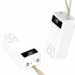 Powerbank 60.000 Mah Taşınabilir Şarj Hızlı El Fenerli Dijital Göstergeli