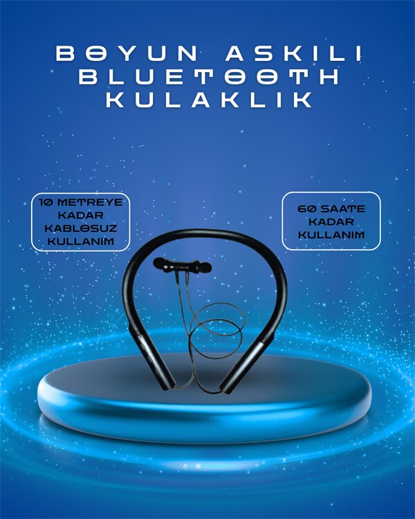 Polygold PG-100 Type-C Şarjlı Bluetooth Kulaklık – Boyun Askılı Uzun Pil Ömürlü Mikrofonlu 2 Polygold PG-100 Type-C Şarjlı Bluetooth Kulaklık – Boyun Askılı Uzun Pil Ömürlü Mikrofonlu - Görsel 2