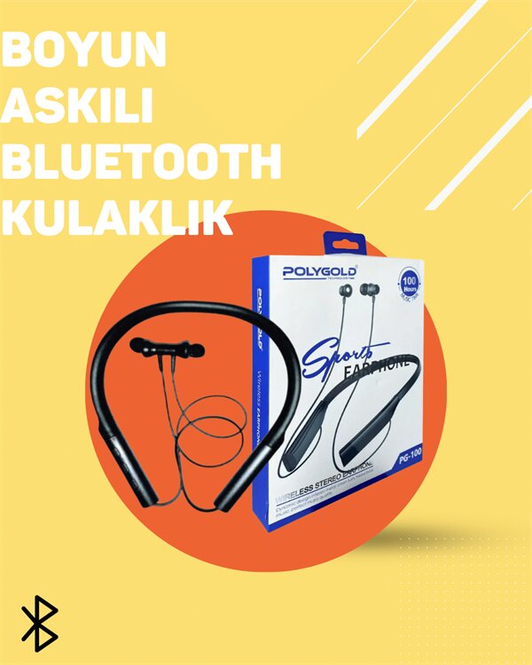 PG-100 Kablosuz Bluetooth Kulaklık 2 PG-100 Kablosuz Bluetooth Kulaklık - Görsel 2