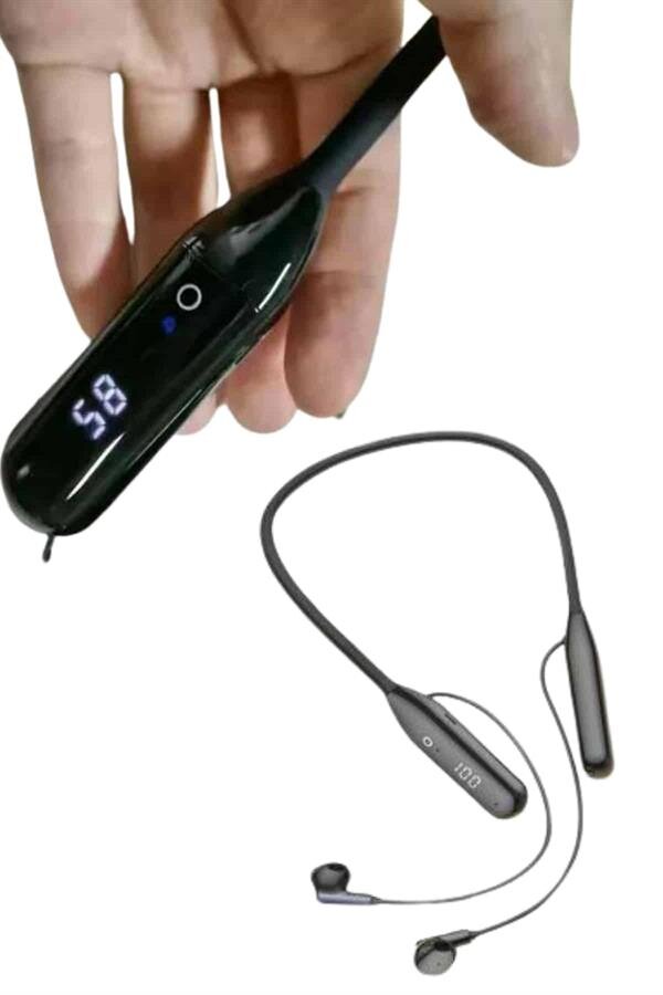Kablolu Kulak İçi Bluetooth Kulaklık 60 Saat ANC Özellikli Boyun Bantlı 4 Kablolu Kulak İçi Bluetooth Kulaklık 60 Saat ANC Özellikli Boyun Bantlı - Görsel 4