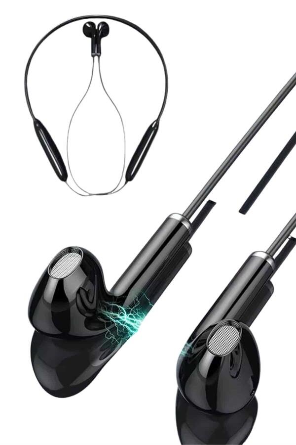 Bluetooth Kulaklık Kablolu Android ve İOS Uyumlu ANC Özellikli 3 Bluetooth Kulaklık Kablolu Android ve İOS Uyumlu ANC Özellikli - Görsel 3