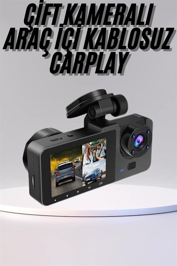 DVR Araç İçi Kamera Hareket Algılayabilen 1080P CarPlay Video Kaydedici 2 DVR Araç İçi Kamera Hareket Algılayabilen 1080P CarPlay Video Kaydedici - Görsel 2