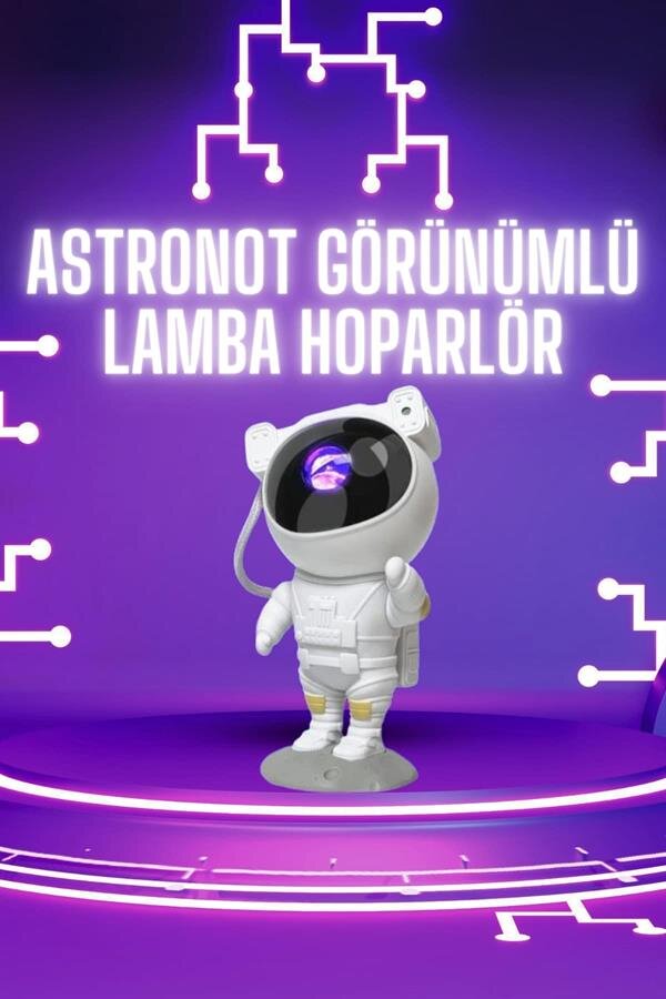Astronot Şeklinde Bluetooth Hoparlör Gökyüzü Kumandalı Aydınlatma Lamba 2 Astronot Şeklinde Bluetooth Hoparlör Gökyüzü Kumandalı Aydınlatma Lamba - Görsel 2