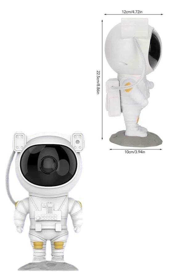 Astronot Şeklinde Bluetooth Hoparlör Gökyüzü Kumandalı Aydınlatma Lamba 4 Astronot Şeklinde Bluetooth Hoparlör Gökyüzü Kumandalı Aydınlatma Lamba - Görsel 4