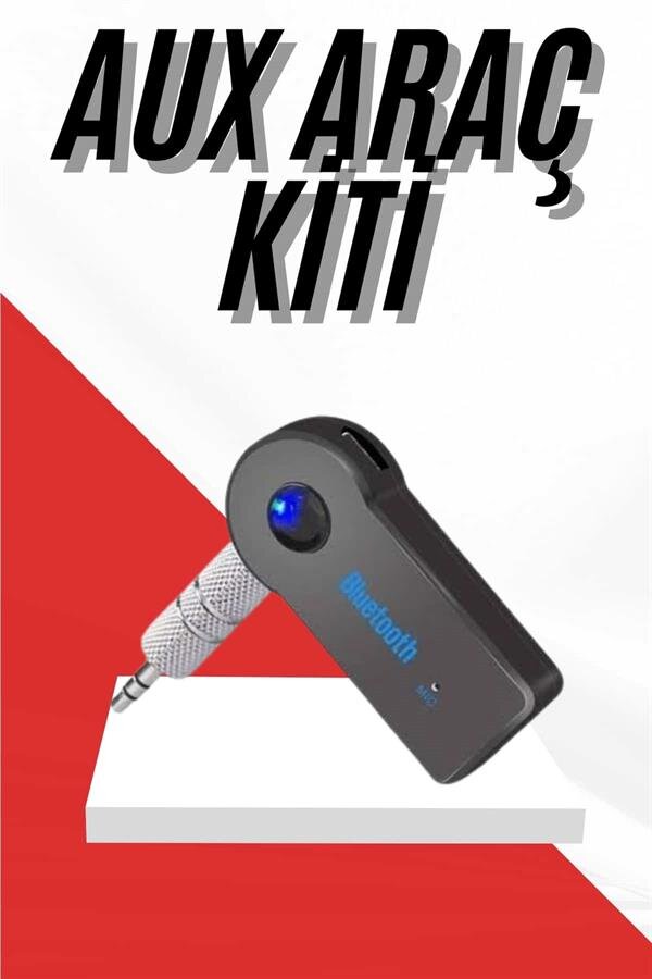 Tüm Cihazlara Uyumlu Bluetooth Aux Araç Kiti Siyah 2 Tüm Cihazlara Uyumlu Bluetooth Aux Araç Kiti Siyah - Görsel 2