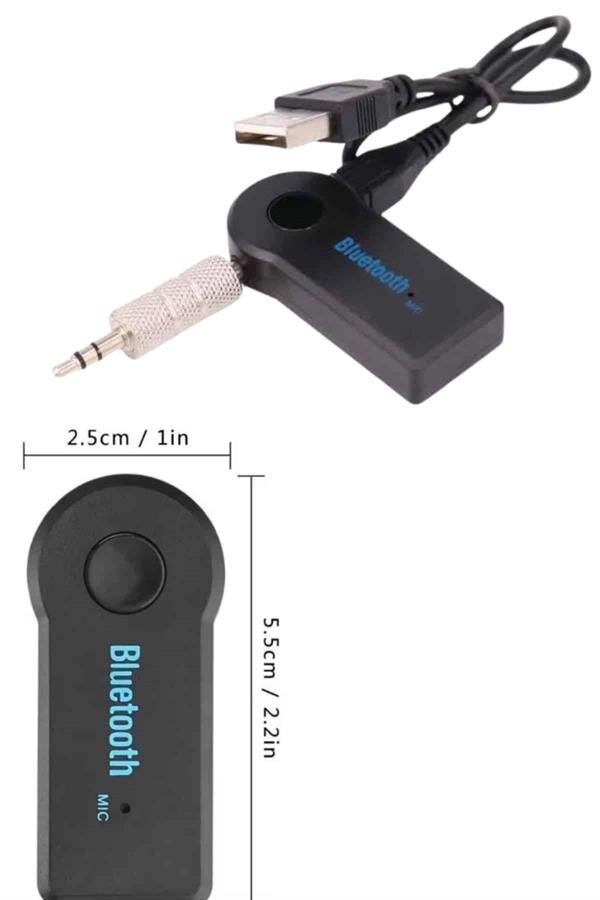 Bluetooth Araç Kiti Aux Çıkışlı Telefon Müzik Alıcı Tüm Cihazlara Uyumlu 4 Bluetooth Araç Kiti Aux Çıkışlı Telefon Müzik Alıcı Tüm Cihazlara Uyumlu - Görsel 4