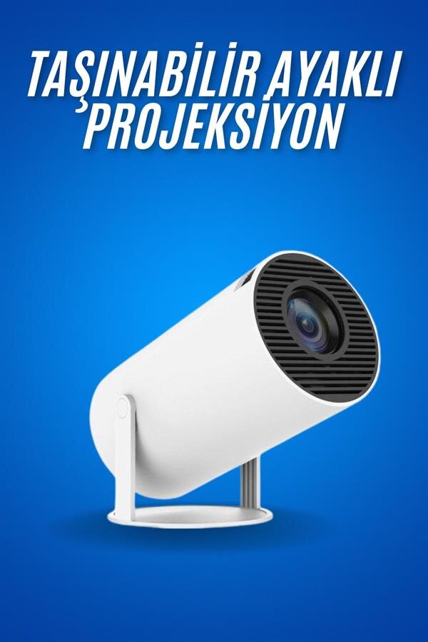 Sinema Projektörü Android HDMI USB WİFİ Ses Çıkışlı Ayaklı Projeksiyon Taşınabilir 2 Sinema Projektörü Android HDMI USB WİFİ Ses Çıkışlı Ayaklı Projeksiyon Taşınabilir - Görsel 2