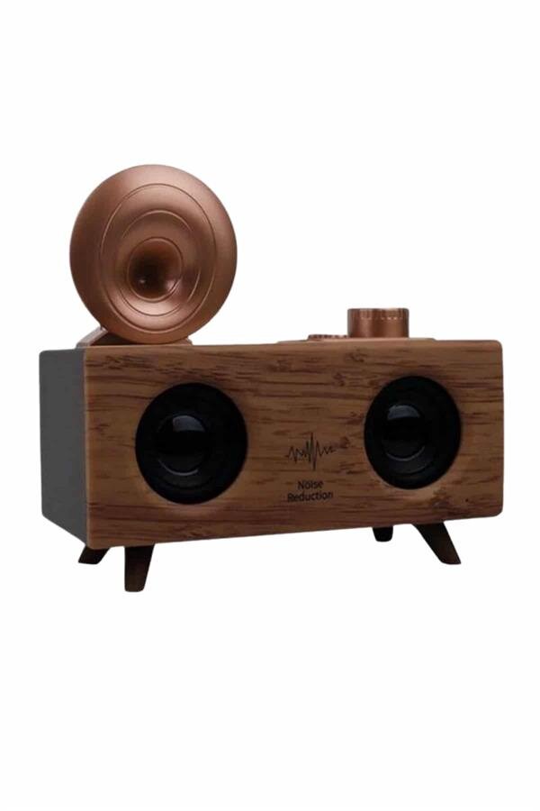 Gramafon Radyo Bluetooth Hoparlör Nostaljik Radyo FM Radyo 3 Gramafon Radyo Bluetooth Hoparlör Nostaljik Radyo FM Radyo - Görsel 3