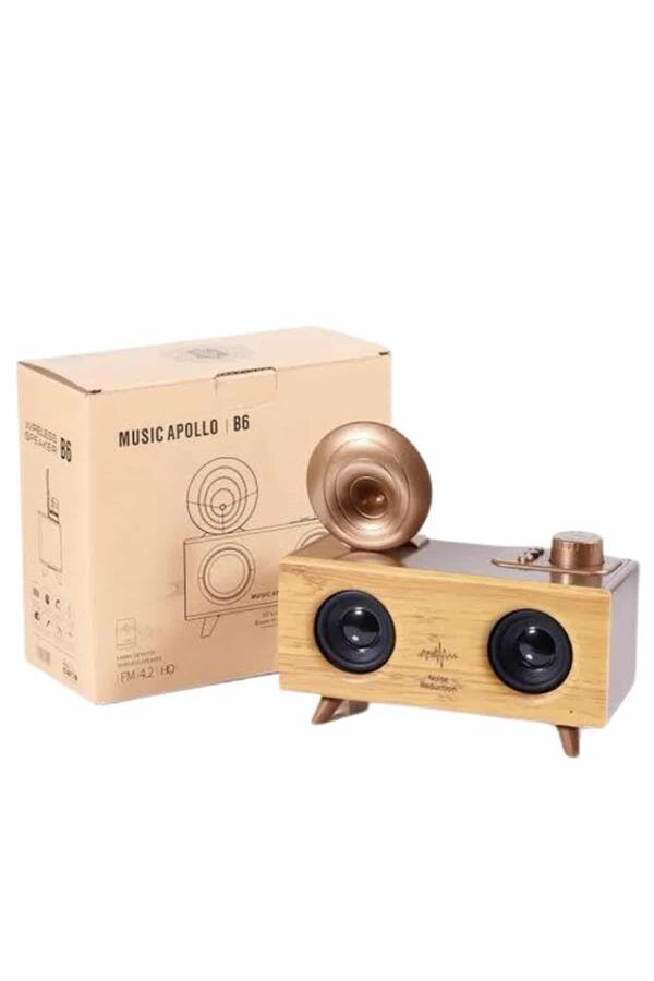 Gramafon Radyo Bluetooth Hoparlör Nostaljik Radyo FM Radyo 1 Gramafon Radyo Bluetooth Hoparlör Nostaljik Radyo FM Radyo