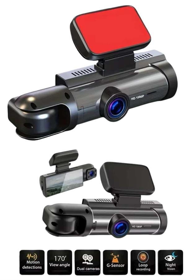 Araç Kamerası Dönebilen HD Kaliteli Video ve Fotoğraf Kaydedici 3 Araç Kamerası Dönebilen HD Kaliteli Video ve Fotoğraf Kaydedici - Görsel 3