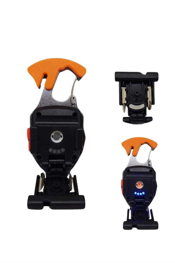 El Feneri LED Anahtarlık Çok Fonksiyonlu Mini Çakmak Özellikli 4 El Feneri LED Anahtarlık Çok Fonksiyonlu Mini Çakmak Özellikli - Görsel 4
