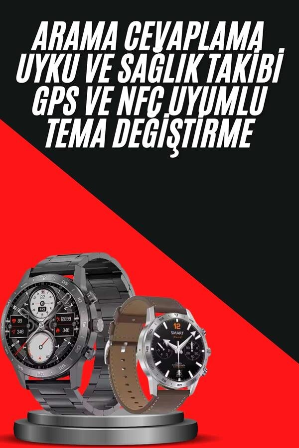 Erkeklere Özel Akıllı Saat Çelik Kordon Bluetooth Bağlantılı İOS ve Android Uyumlu 1 Erkeklere Özel Akıllı Saat Çelik Kordon Bluetooth Bağlantılı İOS ve Android Uyumlu