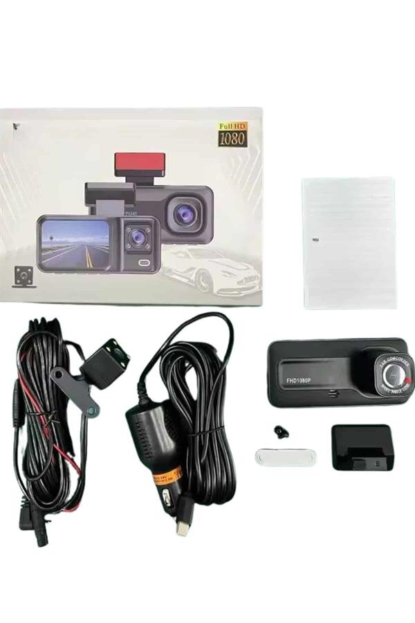 Ön ve Arka Kameralı 2 İnç 1080P Full HD DVR Araç İçi Ekran 4 Ön ve Arka Kameralı 2 İnç 1080P Full HD DVR Araç İçi Ekran - Görsel 4