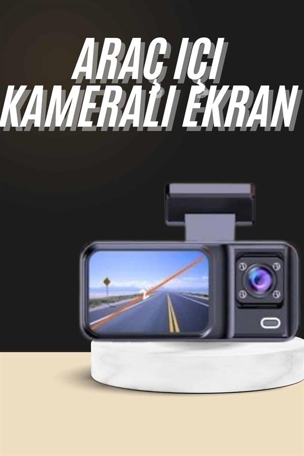 1080p Sürüş Kaydedici 2 İnç Araç Araba Ön İç Arka DVR IPS Ekran 2 1080p Sürüş Kaydedici 2 İnç Araç Araba Ön İç Arka DVR IPS Ekran - Görsel 2