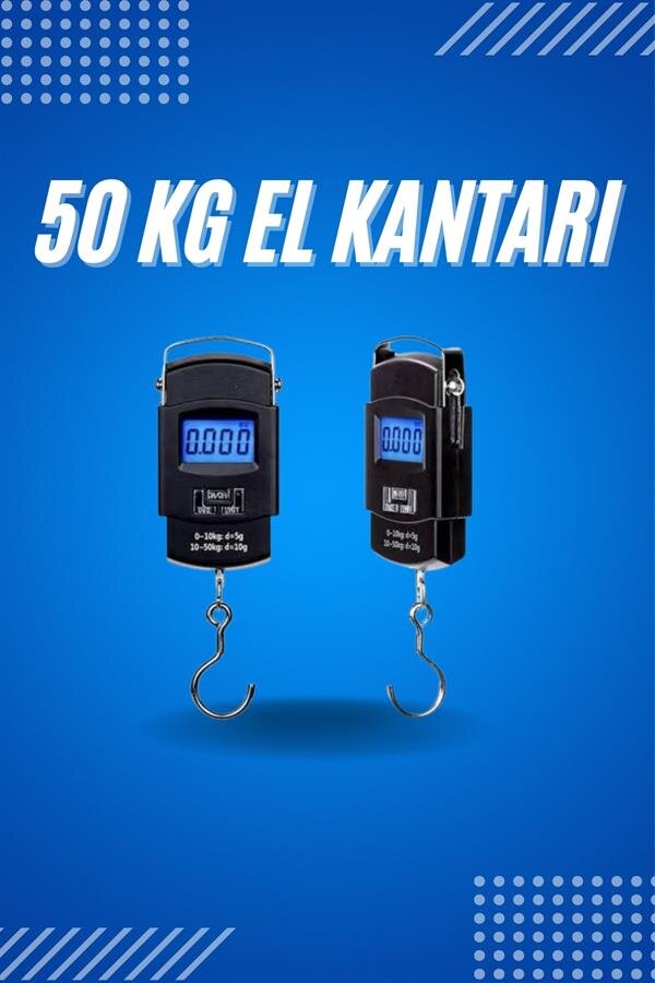 50 Kg Dijital El Terazisi Cep Tartısı El Kantarı Terazi 2 50 Kg Dijital El Terazisi Cep Tartısı El Kantarı Terazi - Görsel 2