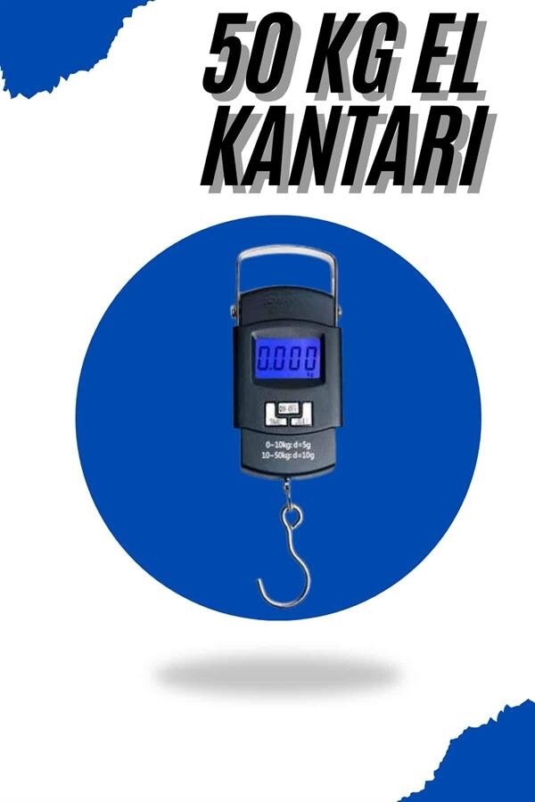 El Kantarı Dijital El Terazisi 50 Kg Kapasiteli LCD Ekranlı 2 El Kantarı Dijital El Terazisi 50 Kg Kapasiteli LCD Ekranlı - Görsel 2