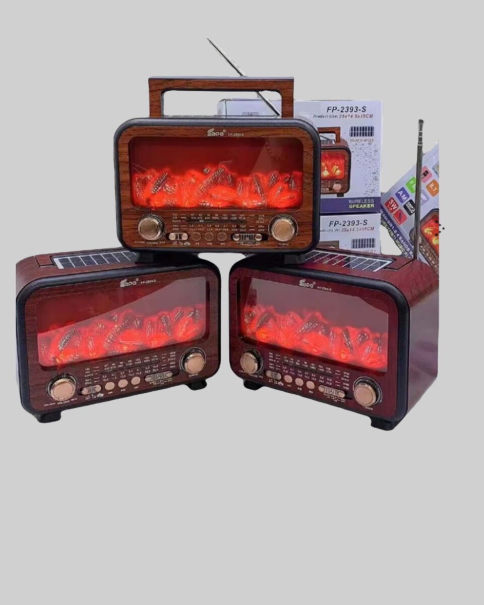 Şömine Alev Işıklı Solar Bluetooth Hoparlör – 7W Güçlü Ses FM Radyo 2 Şömine Alev Işıklı Solar Bluetooth Hoparlör – 7W Güçlü Ses FM Radyo - Görsel 2