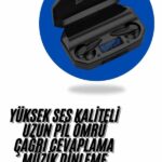 Yeni Nesil Android ve İOS Uyumlu Siyah Profesyonel Oyuncu Kulaklığı